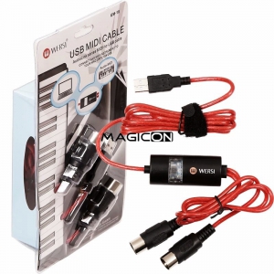MIDI to USB Interface Converter Cable